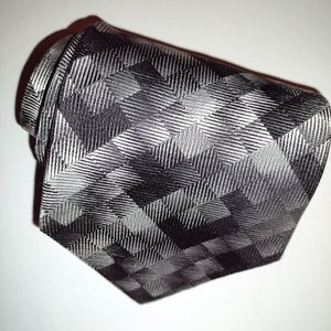 Milano Uomo black squared men's necktie